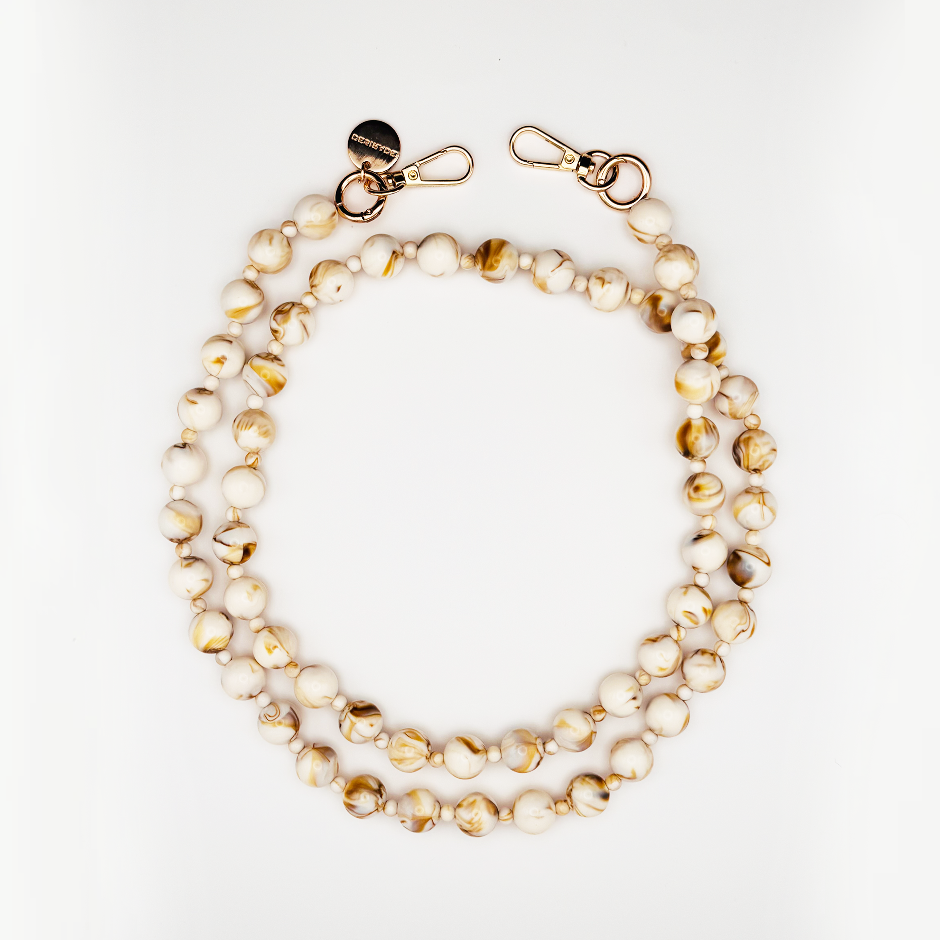 Caramel Twist – Crossbody Phone Strap