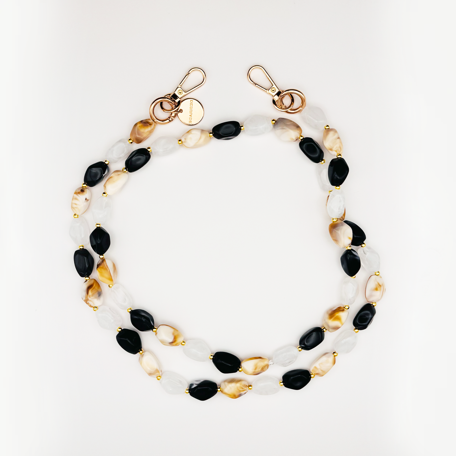 Mocha Swirl – Crossbody Phone Strap