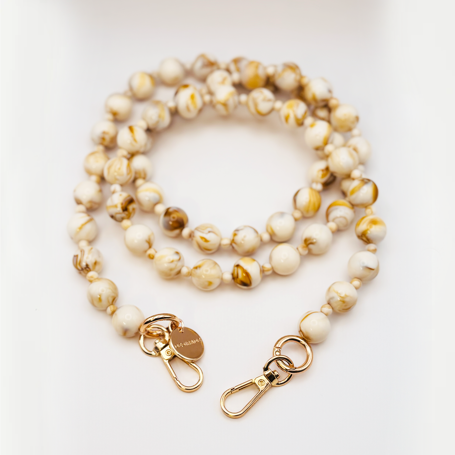 Caramel Twist – Crossbody Phone Strap