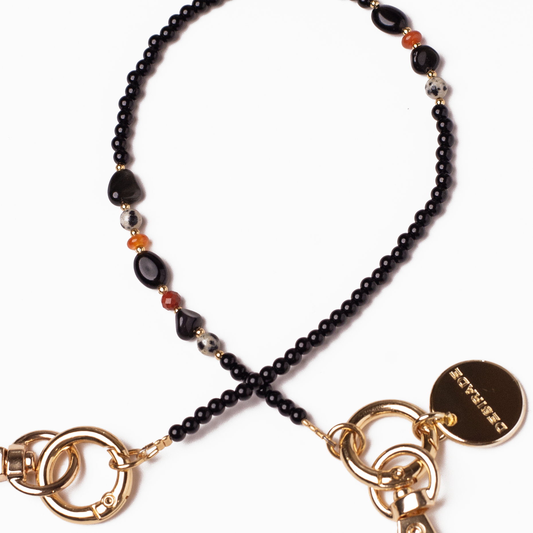 Eclipse Noir - Natural Stone Bracelet