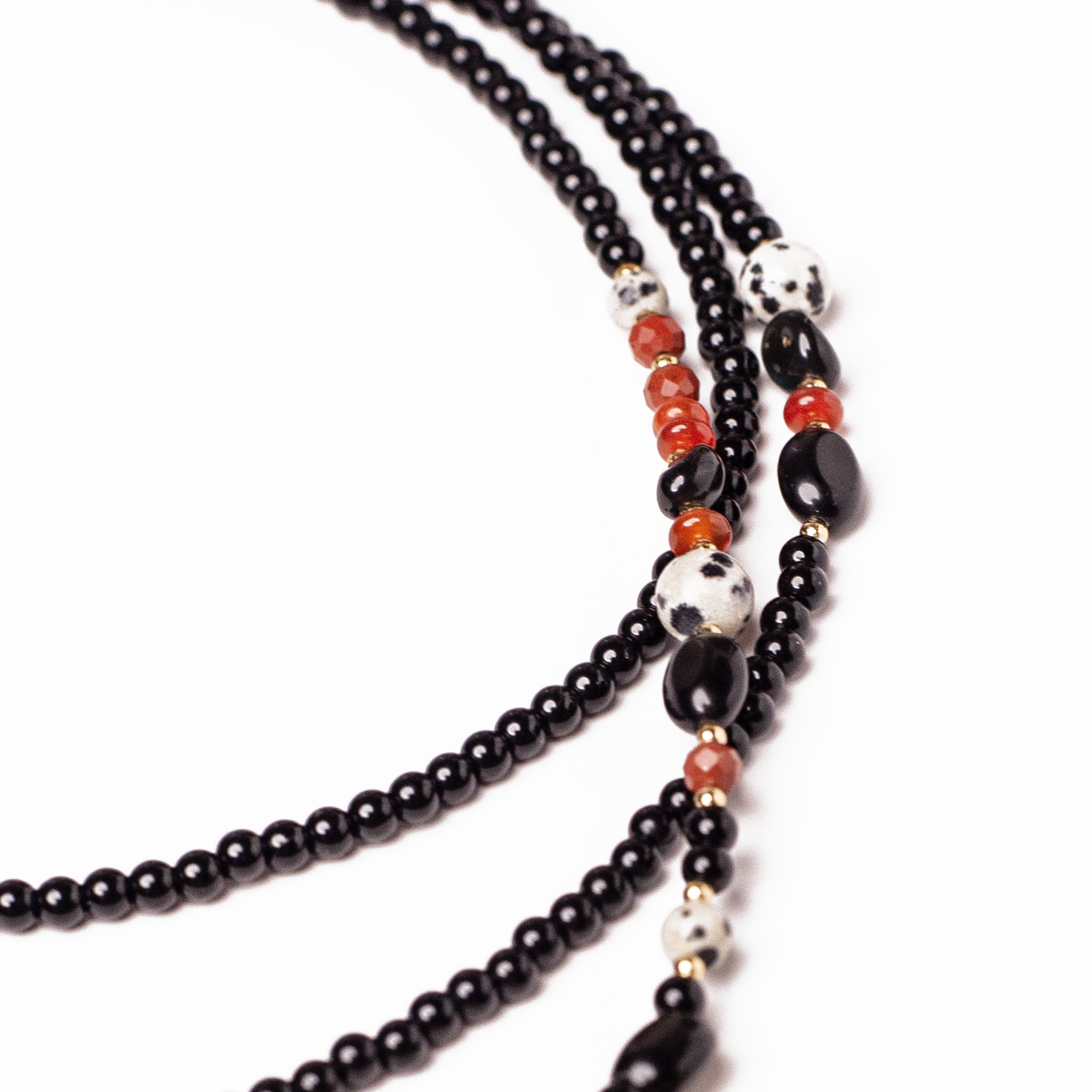 Eclipse Noir - Natural Stone Crossbody