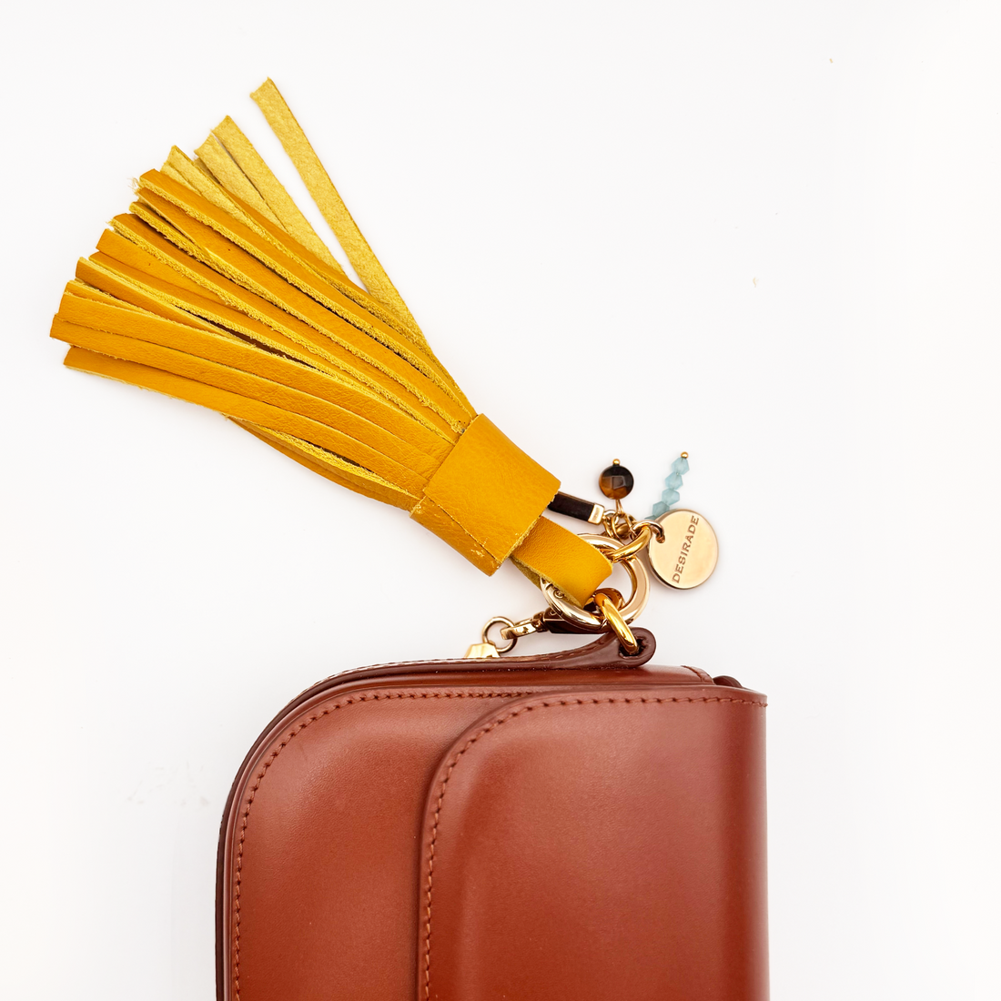 Yellow genuine leather charm – Marrakesh