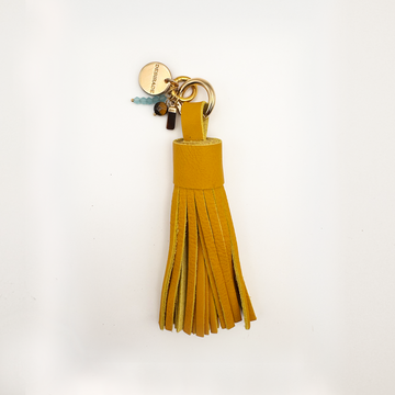 Yellow genuine leather charm – Marrakesh