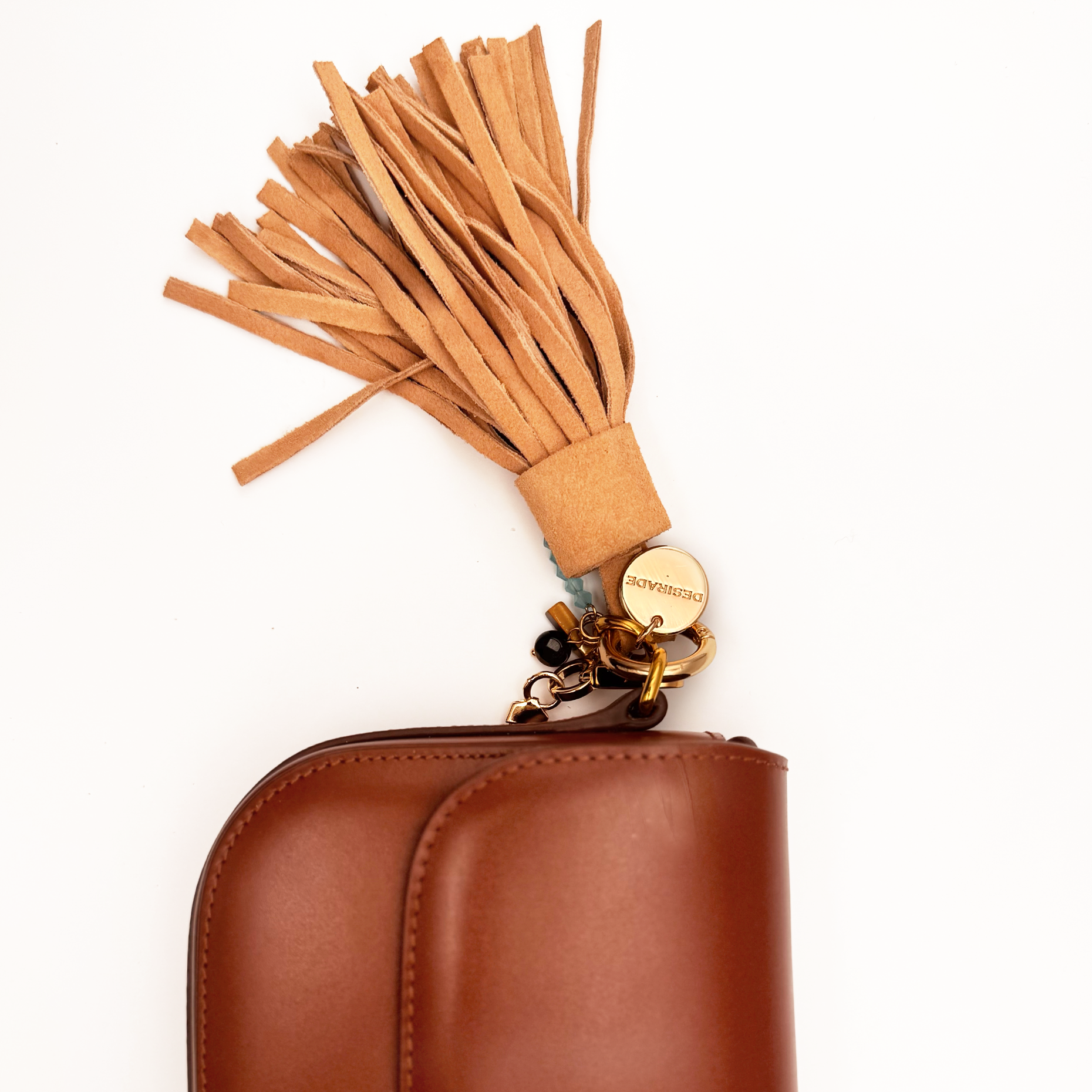 Caramel brown suede charm – Marrakesh