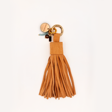 Caramel brown suede charm – Marrakesh