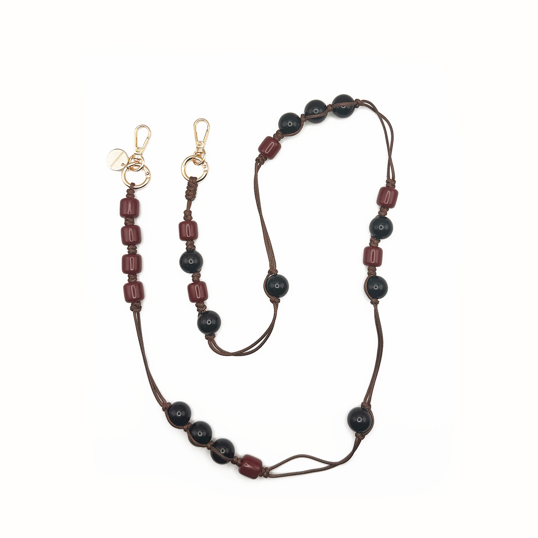 Burgundy Noel – Crossbody Phone Strap