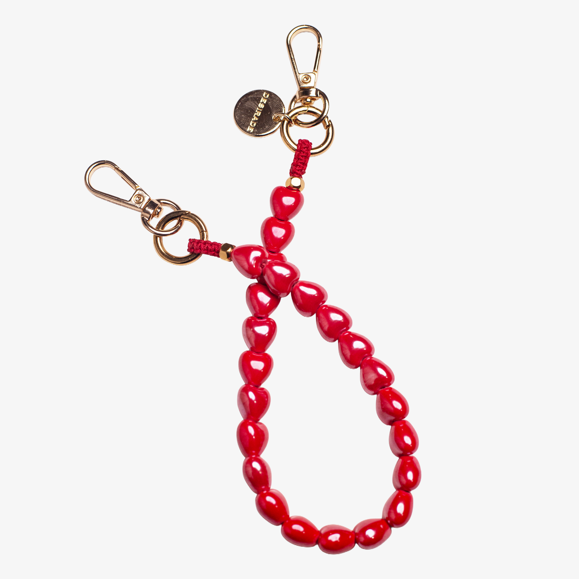 AMORE – Strap pentru telefon cu inimi din ceramică 32cm