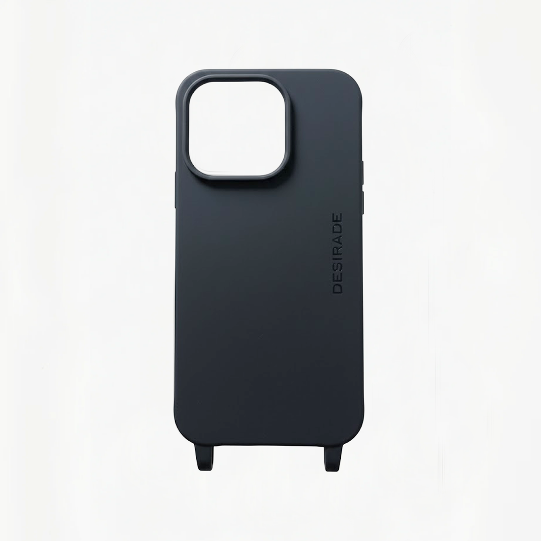 Desirade Matte Black – Black Silicone iPhone Case