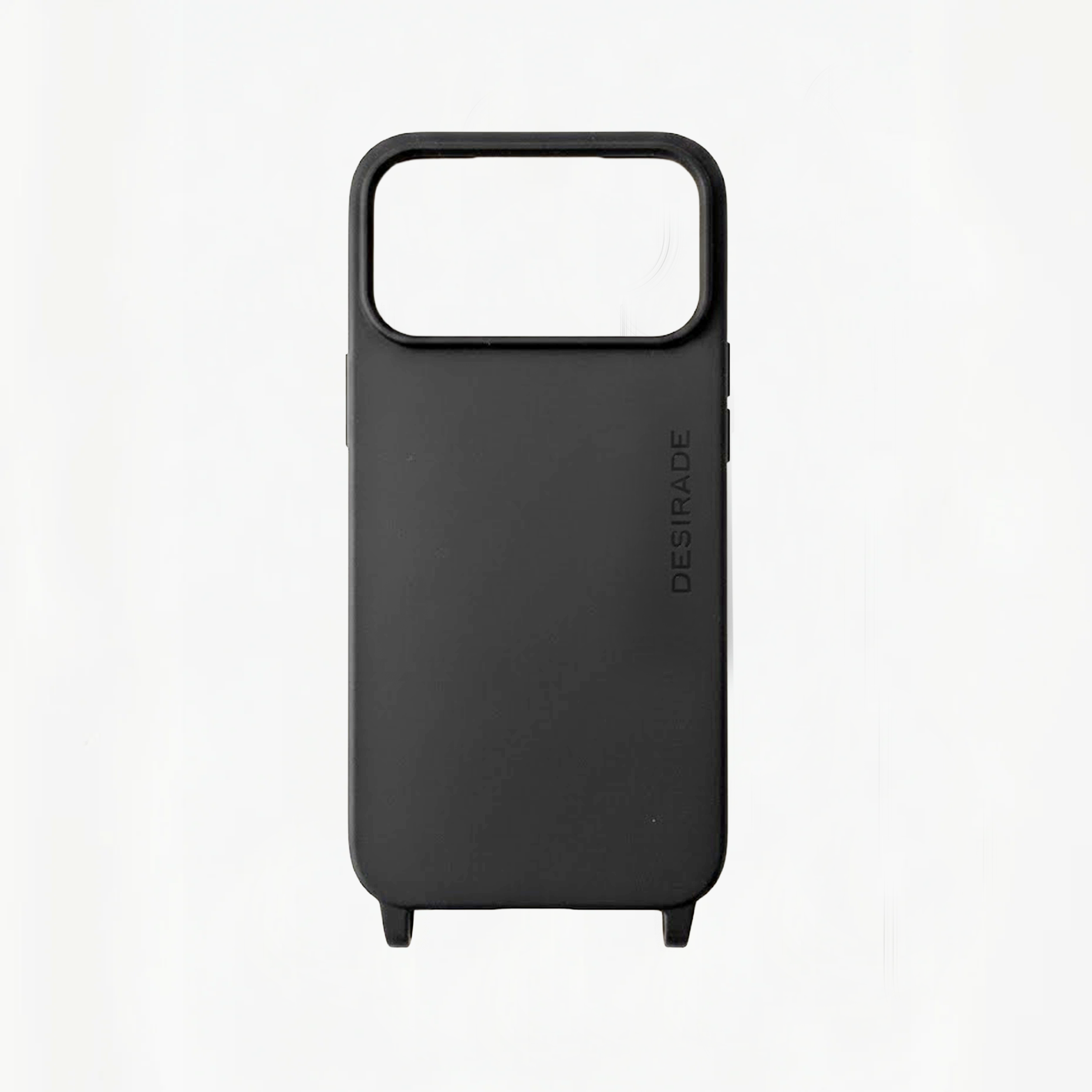 Desirade Matte Black – Black Silicone iPhone Case