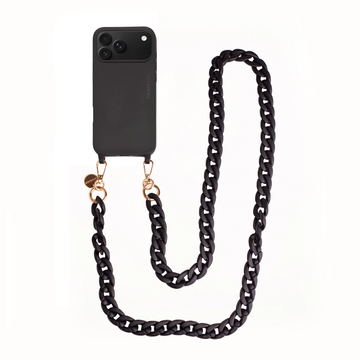 Midnight Gloss – Crossbody Phone Strap