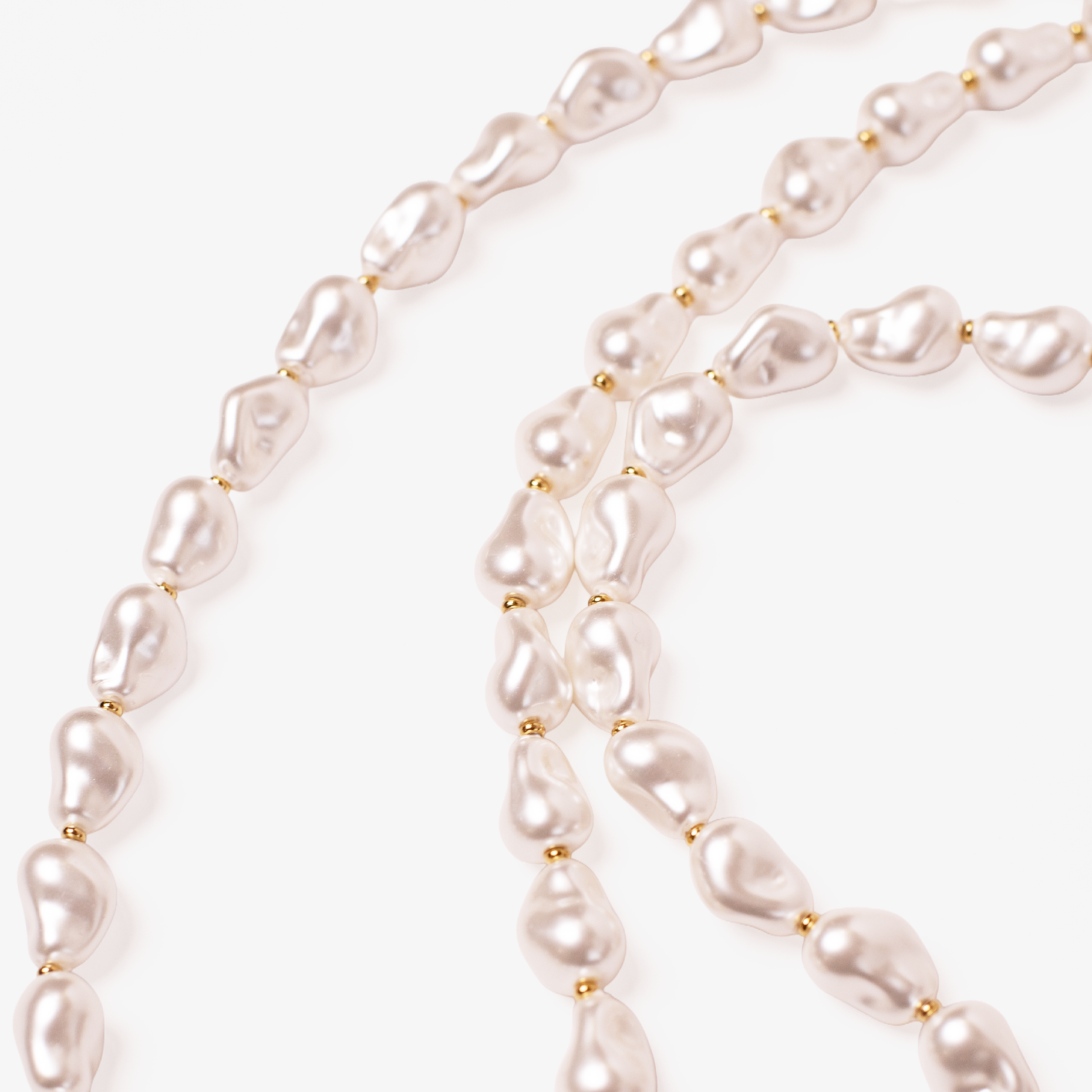 GRAZIA – Strap crossbody pentru telefon cu perle sintetice