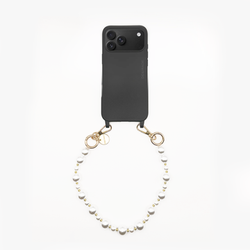 Pearl Touch Gold – Short strap with pearls &amp; gold accents