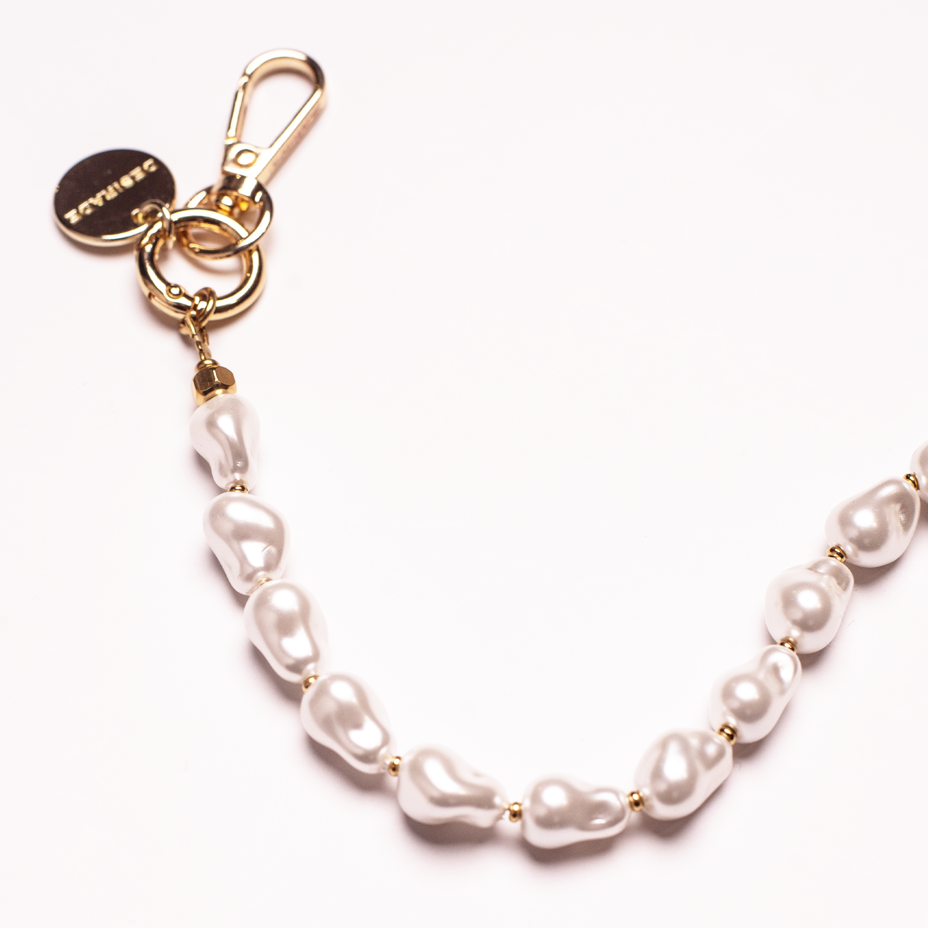 GRAZIA – Strap pentru telefon cu perle sintetice