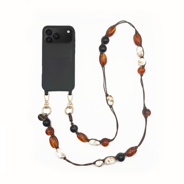 Caramel Glow - Crossbody Phone Strap