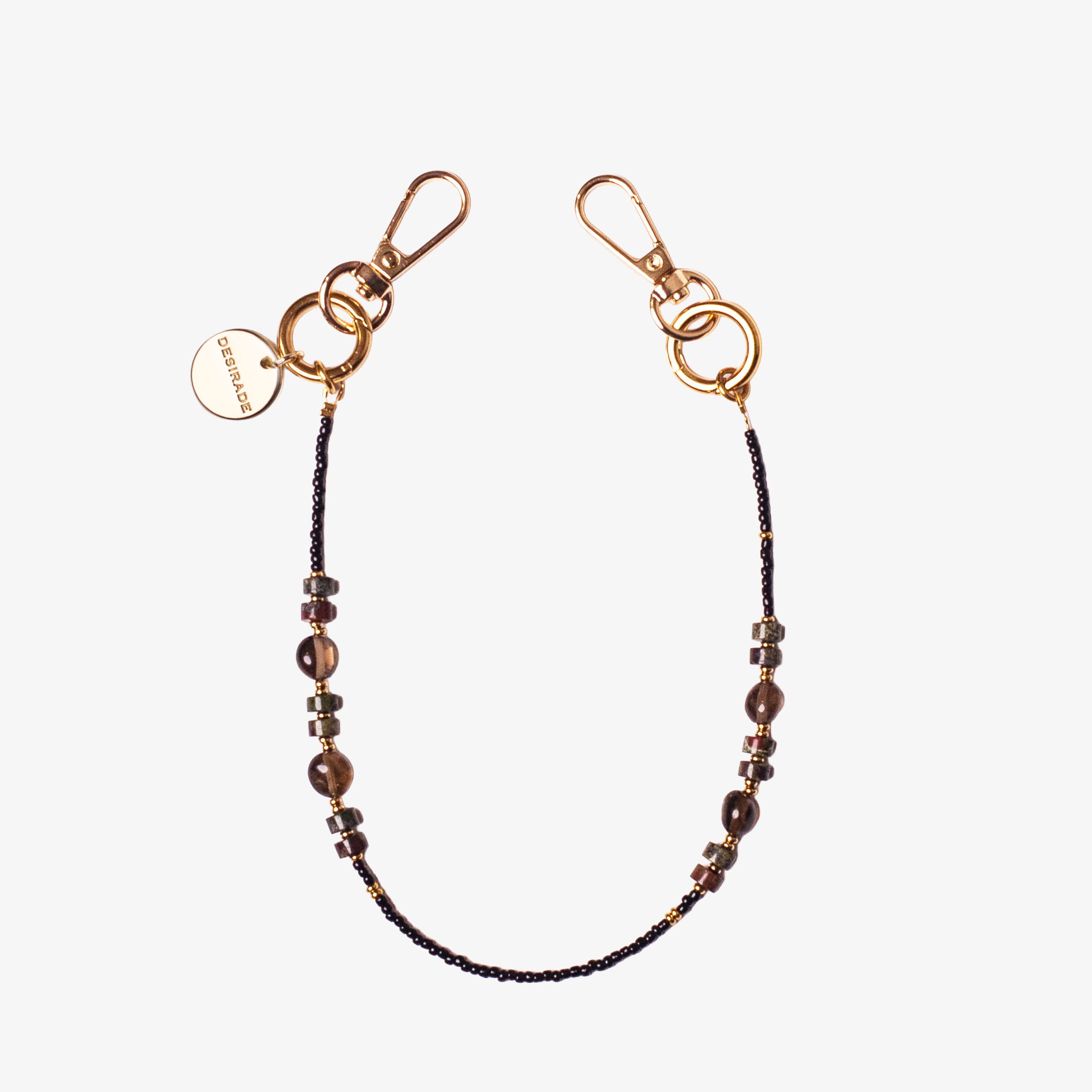 CRISTAL TÈ - Strap pentru telefon din pietre naturale 32cm