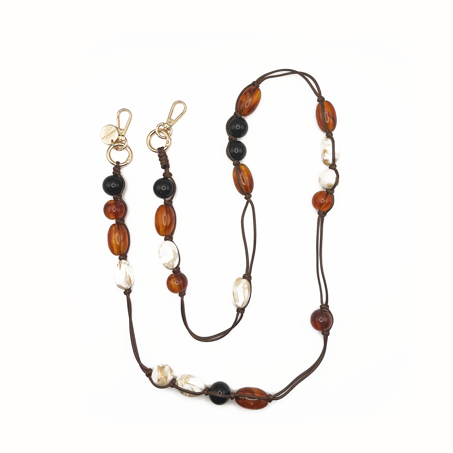 Caramel Glow - Crossbody Phone Strap