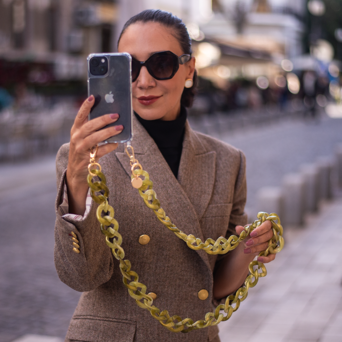 Pistachio – Crossbody Phone Strap