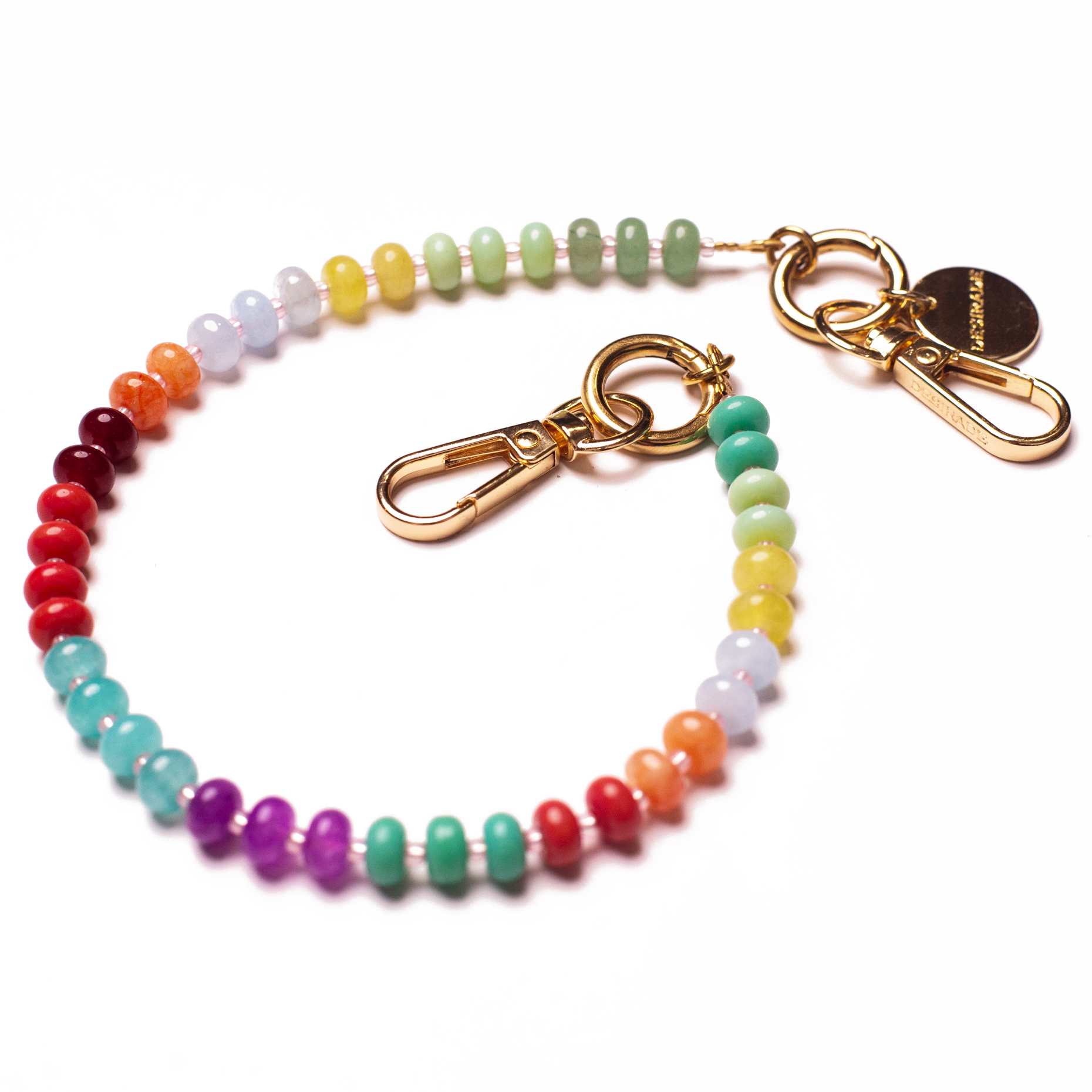 VIA DEI COLORI – Strap pentru telefon din pietre naturale 32cm