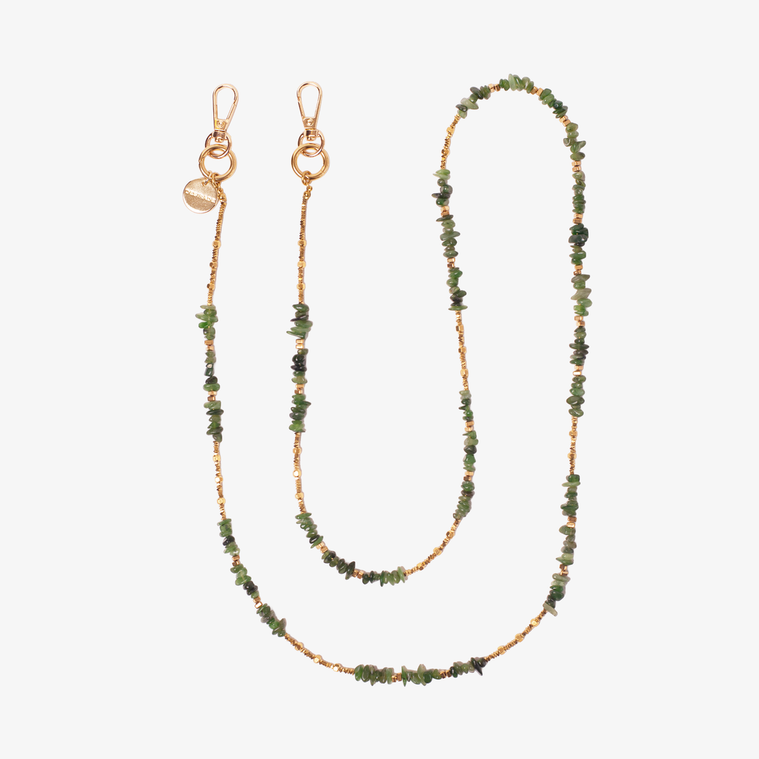 GIADA – Strap crossbody pentru telefon cu pietre naturale 120 cm